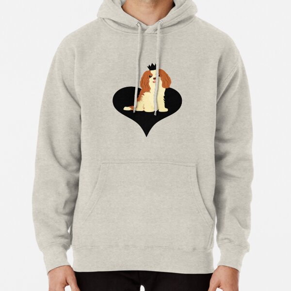 Love Cavalier King Charles Spaniel - Black Pullover Hoodie
