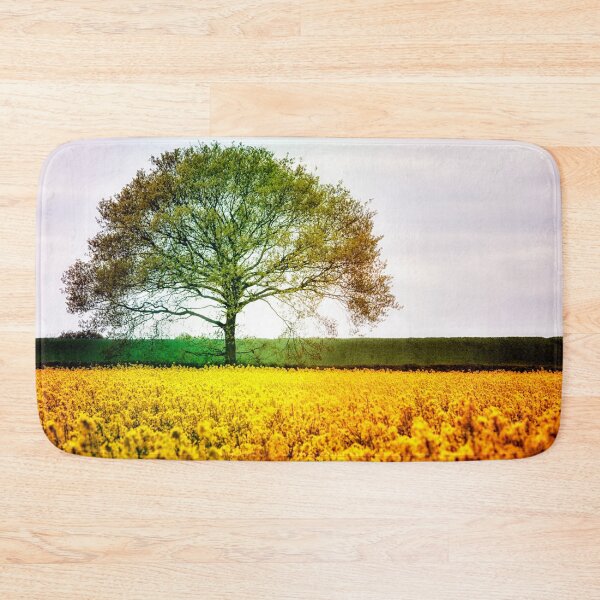 Item preview, Yellow blanket under Oak designed and sold by FOLK ART FUSION by heidiannemorris.