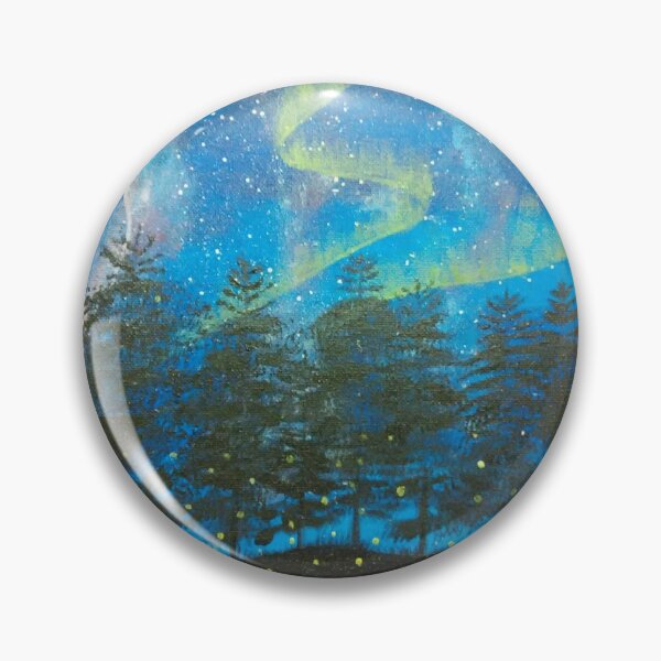 Item preview, Fireflies with the Dancing Lights of Aurora Borealis designed and sold by Artgigue09.