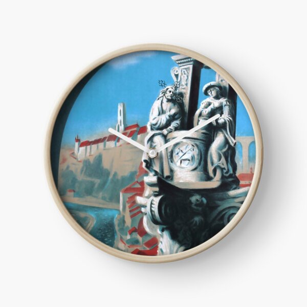 Item preview, Fribourg vintage travel poster designed and sold by stickart-marek.