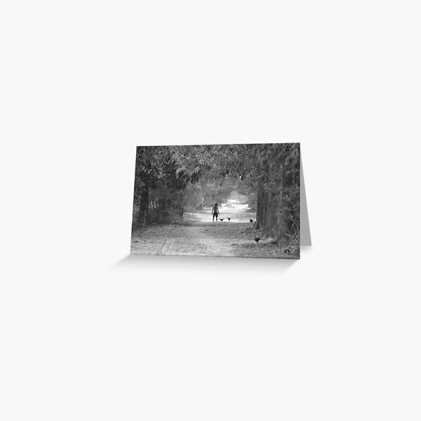 A ribbon of a road Greeting Card