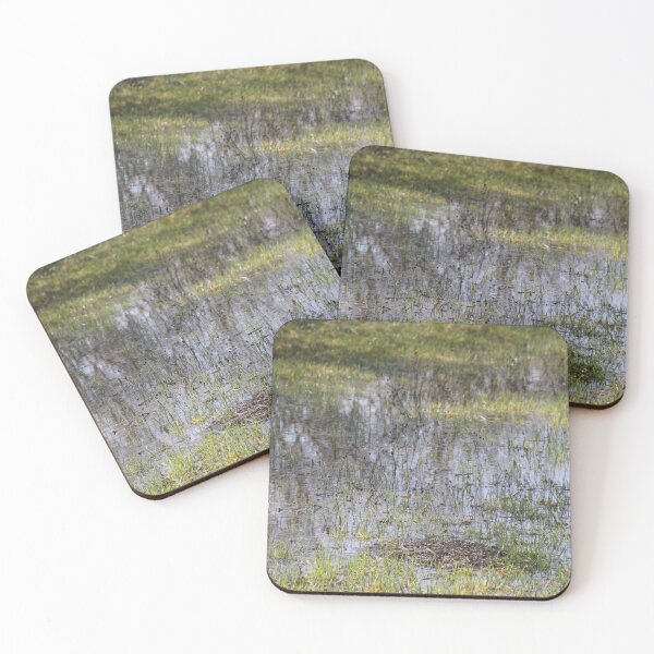 Item preview, Puddles water surface in the meadow	 designed and sold by EstelleRossetti.