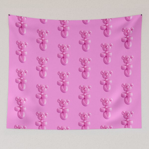Item preview, Teddy bear balloon in pink designed and sold by Retro Futurist.