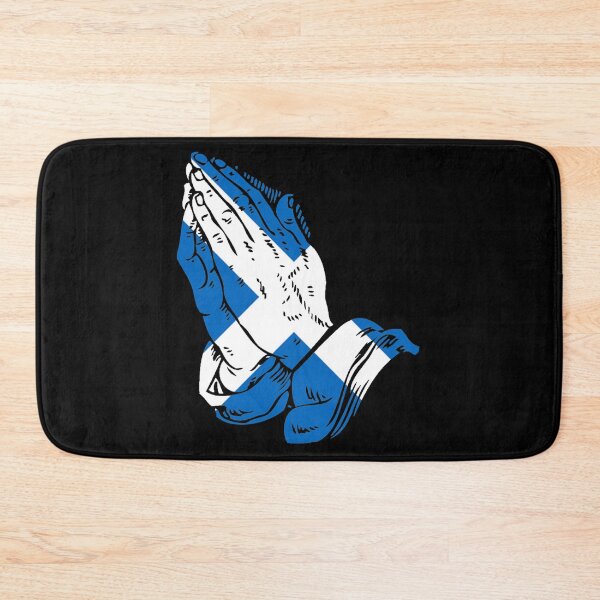 Item preview, Praying Hands Scotland Flag  designed and sold by Kiwi-Tienda2017.