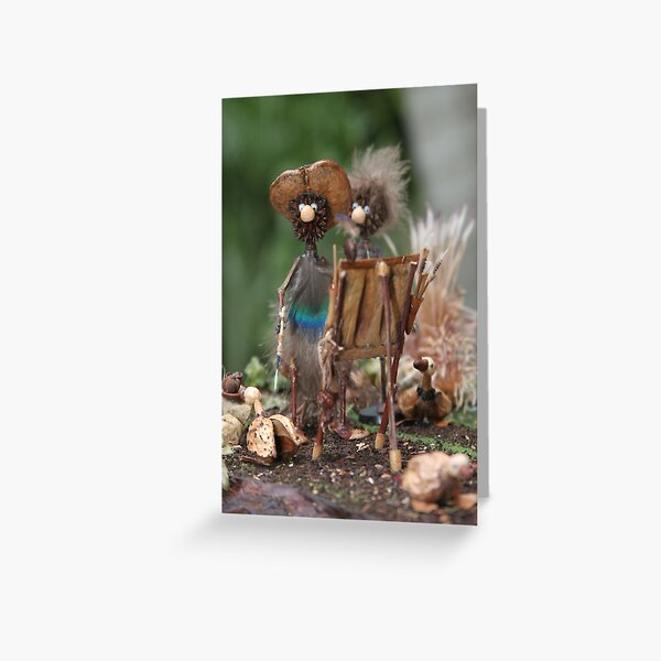 Observing the View Greeting Card