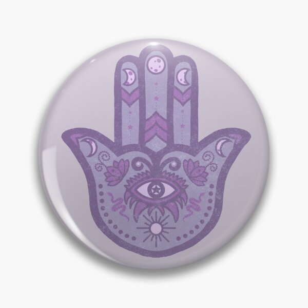 Item preview, Lavender Dreams | Hamsa Hand Amulet  designed and sold by Bloomandflo.