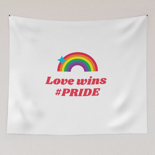 Item preview, Love wins Pride rainbow designed and sold by Delicarte.