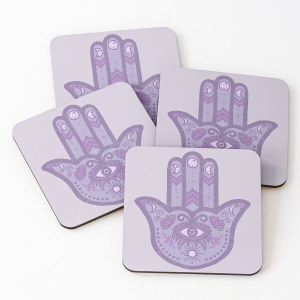 Item preview, Lavender Dreams | Hamsa Hand Amulet  designed and sold by Bloomandflo.
