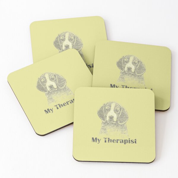 Item preview, My Therapist Cute Dog Funny Geek Gift for Pet Parents Dogs Lover designed and sold by BCNDesign.