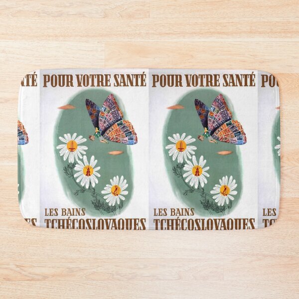 Item preview, Pour votre Sante vintage travel poster designed and sold by stickart-marek.