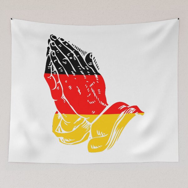 Item preview, Praying Hands German Flag  designed and sold by Kiwi-Tienda2017.