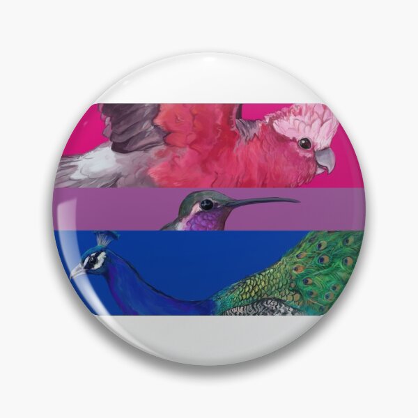 Item preview, Bisexual Pride Birds designed and sold by Haliaeetus.