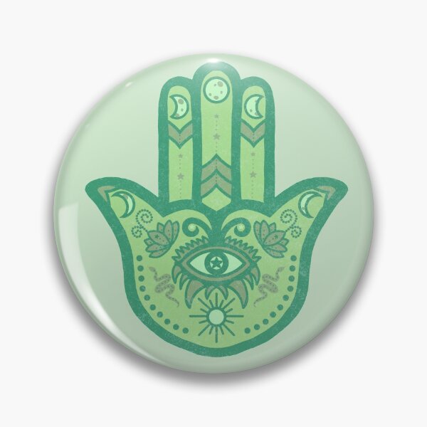 Item preview, Green Mamba | Hamsa Hand Amulet  designed and sold by Bloomandflo.