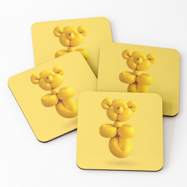 Item preview, Teddy bear balloon in yellow designed and sold by Retro Futurist.