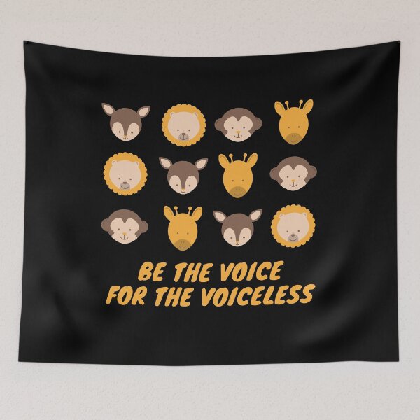 Item preview, Be Their Voice Veganism Vegan Plant Based Gift designed and sold by yourveganbae.