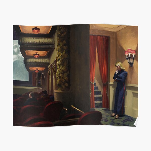 New York Movie - Edward Hopper (1939) Poster