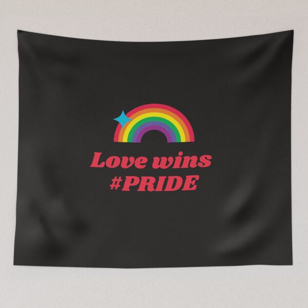 Item preview,  Love wins Pride rainbow designed and sold by Delicarte.
