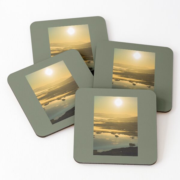 Item preview, LandscapeTemperature Inversion  Lochan na h-Achlaise Rannoch Moor Scotland designed and sold by Stravaigin.