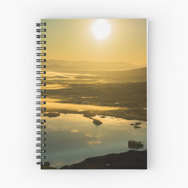 Item preview, LandscapeTemperature Inversion  Lochan na h-Achlaise Rannoch Moor Scotland designed and sold by Stravaigin.