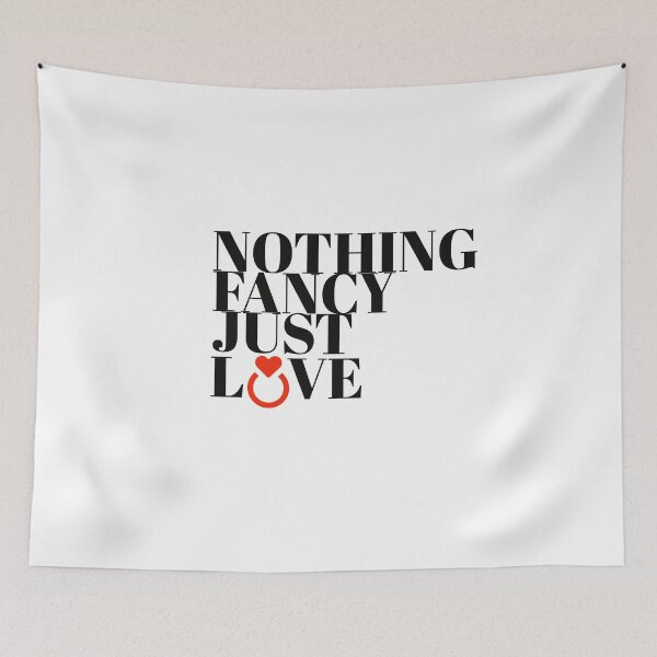 Item preview, WEDDING CARD - NOTHING FANCY JUST LOVE - CREATIVE WEDDING - STUFF designed and sold by WeddingStuffArt.