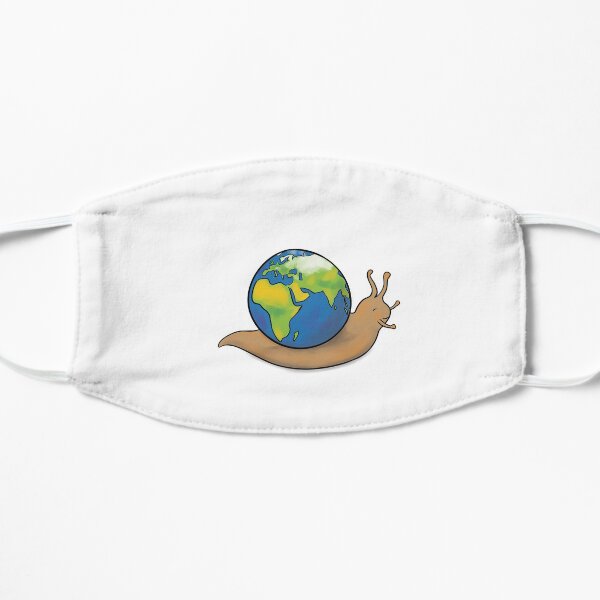 Planète escargot Masque sans plis