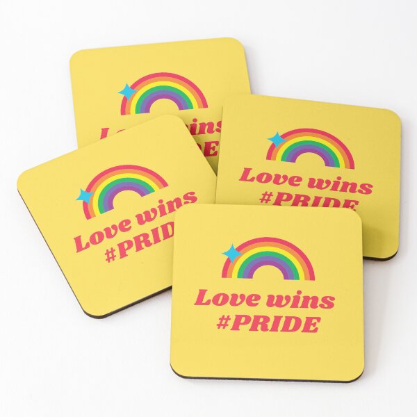 Item preview, Love wins Pride rainbow designed and sold by Delicarte.
