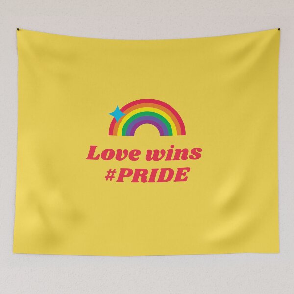 Item preview, Love wins Pride rainbow designed and sold by Delicarte.