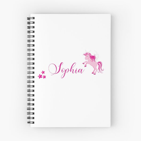 Item preview, Sophia Cute Pink Unicorn  designed and sold by ToniaKroeger.
