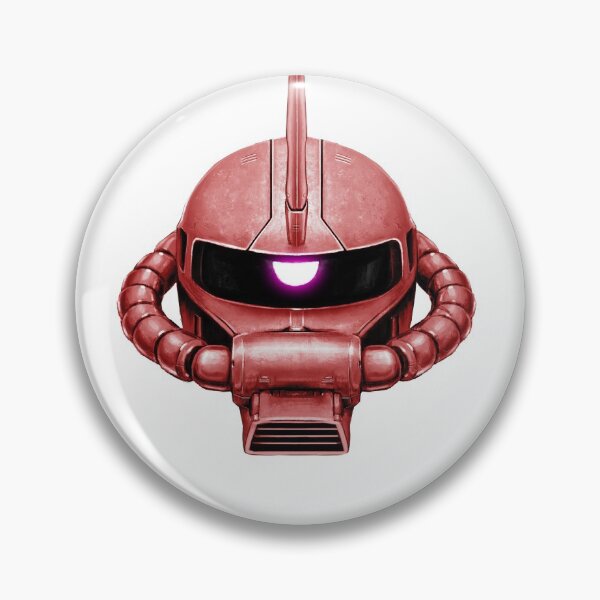 Item preview, Red Zaku Head designed and sold by Andrea Gatti Art.