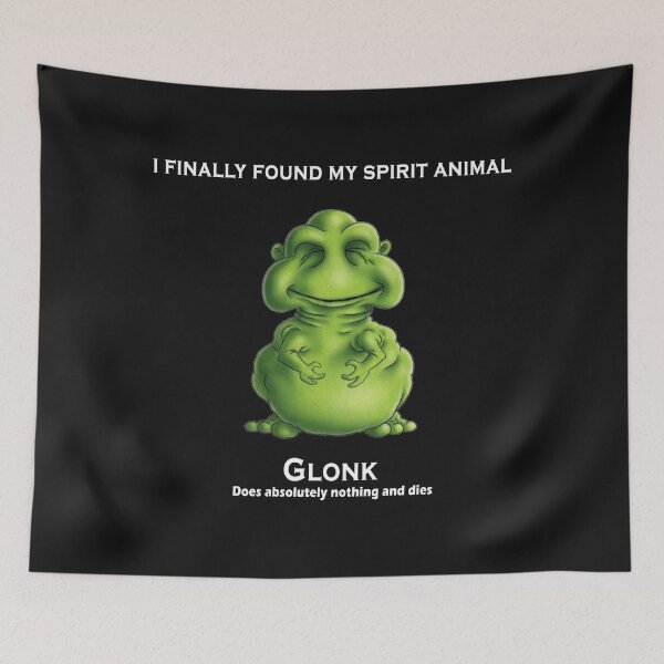 Item preview, Glonk Spiritual Animal White designed and sold by Emma's Theory.