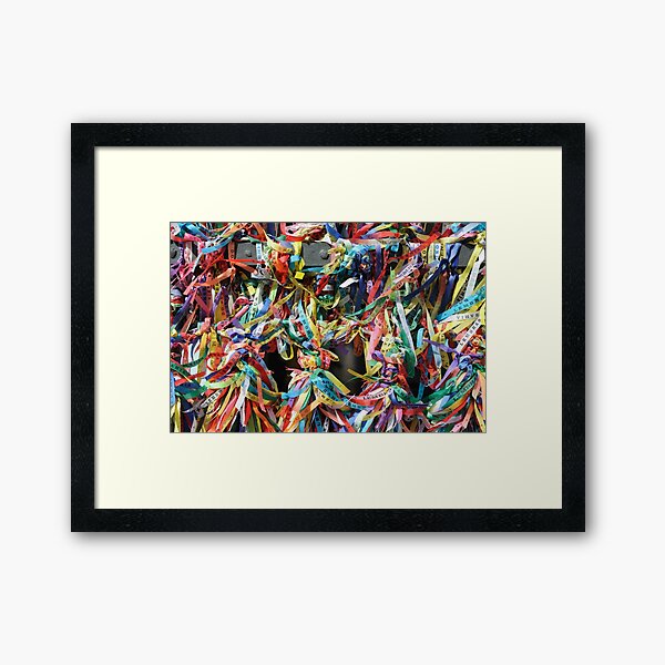 Item preview, Salvador, Brazil Bahia Wish ribbons tied to the fencing of Igreja de Nossa Senhora do Rosário dos Pretos next to Largo do Pelourinho.  designed and sold by funkyworm.