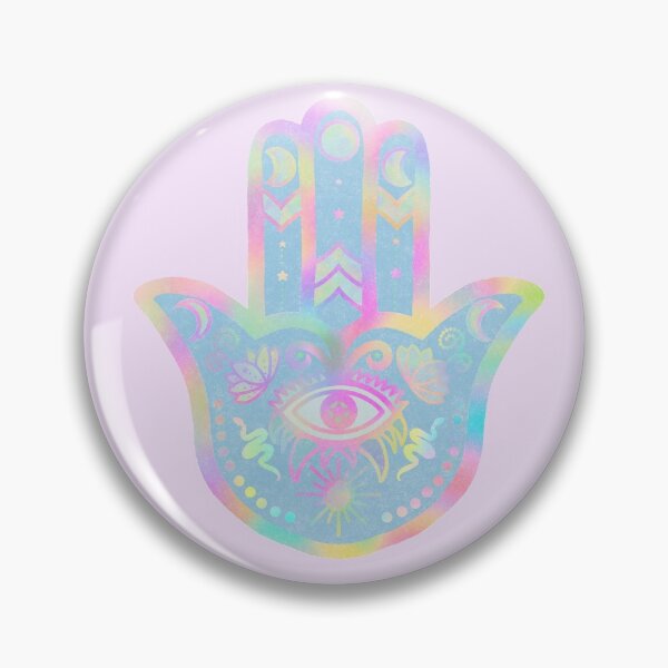 Item preview, Bubblegum | Hamsa Hand Amulet | Rainbow designed and sold by Bloomandflo.