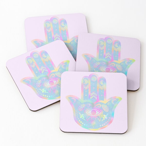 Item preview, Bubblegum | Hamsa Hand Amulet | Rainbow designed and sold by Bloomandflo.
