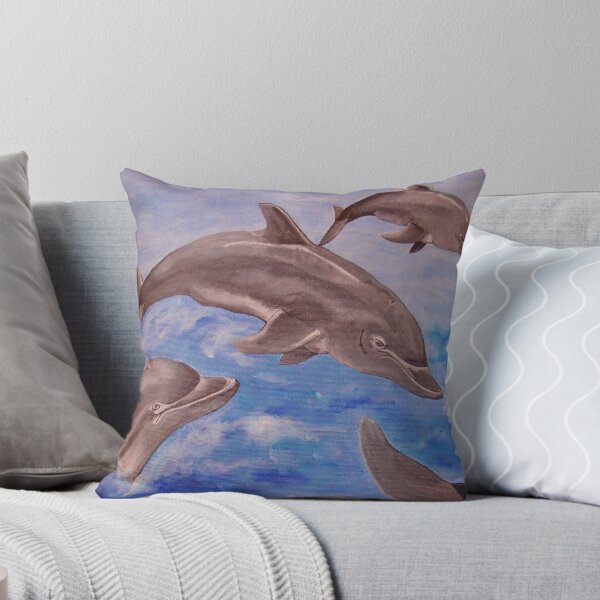 Item preview, A Pod of Playful Jumping Dolphins designed and sold by taiche.
