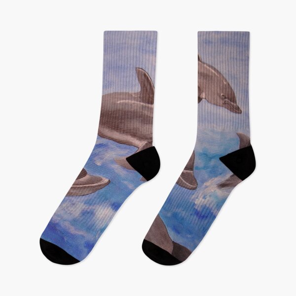 Item preview, A Pod of Playful Jumping Dolphins designed and sold by taiche.