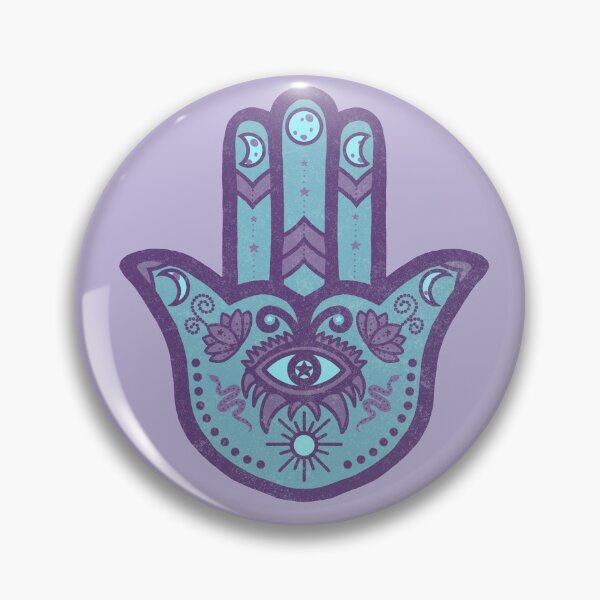 Item preview, Blueberry | Hamsa Hand Amulet  designed and sold by Bloomandflo.