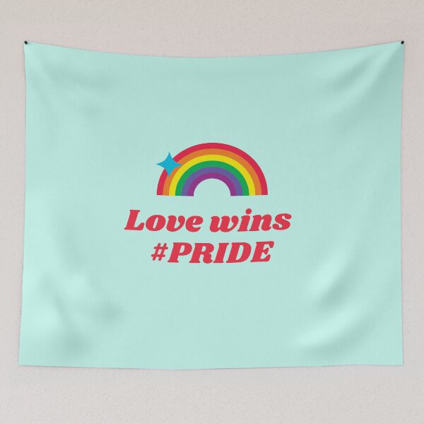 Item preview, Love wins Pride rainbow designed and sold by Delicarte.