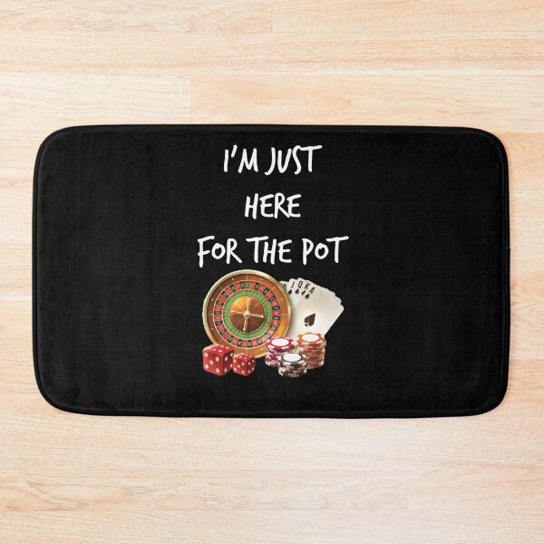 Item preview, I'm just here for the pot, pot gifts ,poker shirt ,funny poker player  designed and sold by Noussairox.