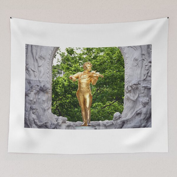 Item preview, Golden Johann Strauss monument in Stadtpark Vienna Austria designed and sold by goceris.