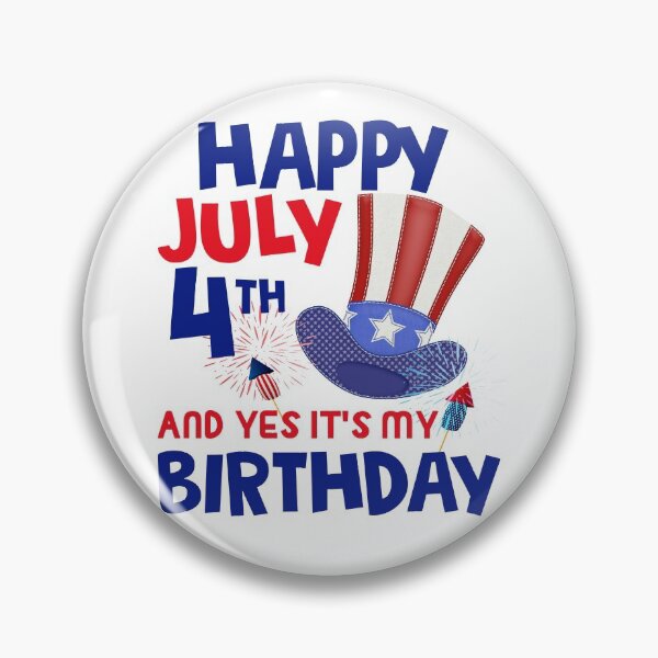 Item preview, Born On The Fourth Of July Birthday designed and sold by MagicBoutique.