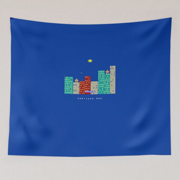Item preview, GORILLAS.BAS Game in QBasic or QuickBasic Fan-art designed and sold by hangman3d.