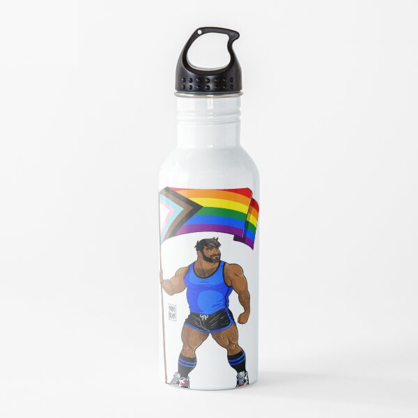 ADAM LIKES PRIDE FLAG - SOUTH ASIAN Water Bottle