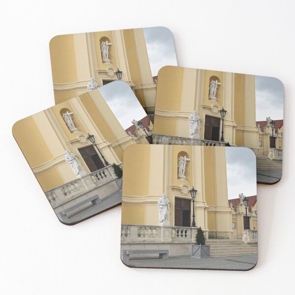 Item preview, Pfarrkirche Church statues and monument in Laxenburg Austria designed and sold by goceris.