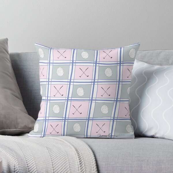 The Art of Golf 6) - Tony Fernandes Throw Pillow