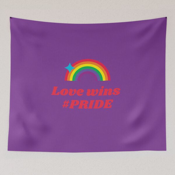 Item preview, Love wins Pride rainbow designed and sold by Delicarte.
