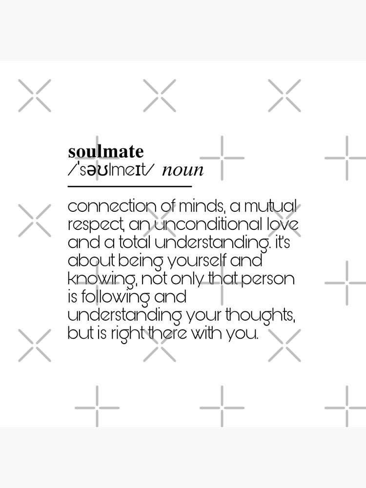 Soulmate Definition Greeting Card By Joonieekim Redbubble