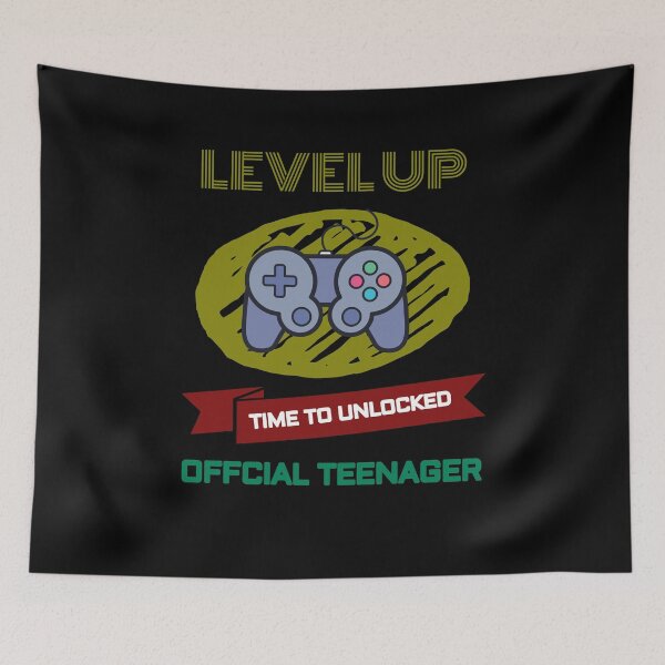 Item preview, Level UP Time To Unlocked Official Teenager Gift designed and sold by SJRoil.