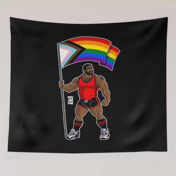 Item preview, CHUCK LIKES PRIDE FLAG designed and sold by bobobear.