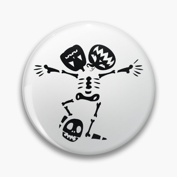 Item preview, Halloween monster , skull skeleton crushed by a two-headed pumpkin  , cute  gift  designed and sold by MimiouchB.
