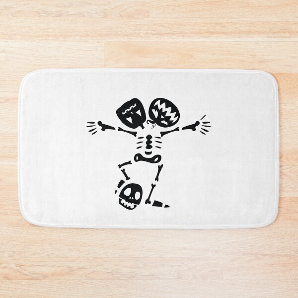 Item preview, Halloween monster , skull skeleton crushed by a two-headed pumpkin  , cute  gift  designed and sold by MimiouchB.